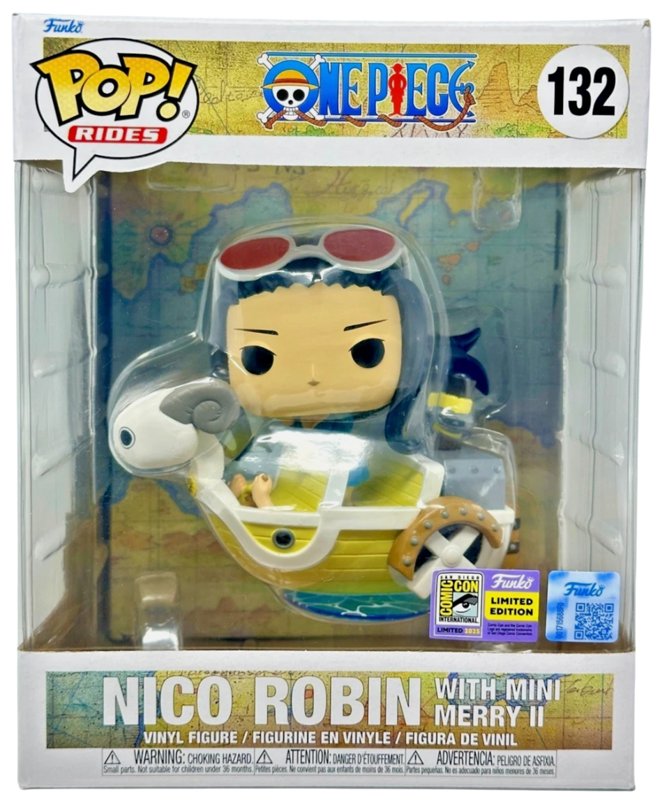 Funko Pop! Rides: One Piece: Nico Robin with Mini Merry II (2025 SDCC Convention Exclusive) (Box Imperfection)