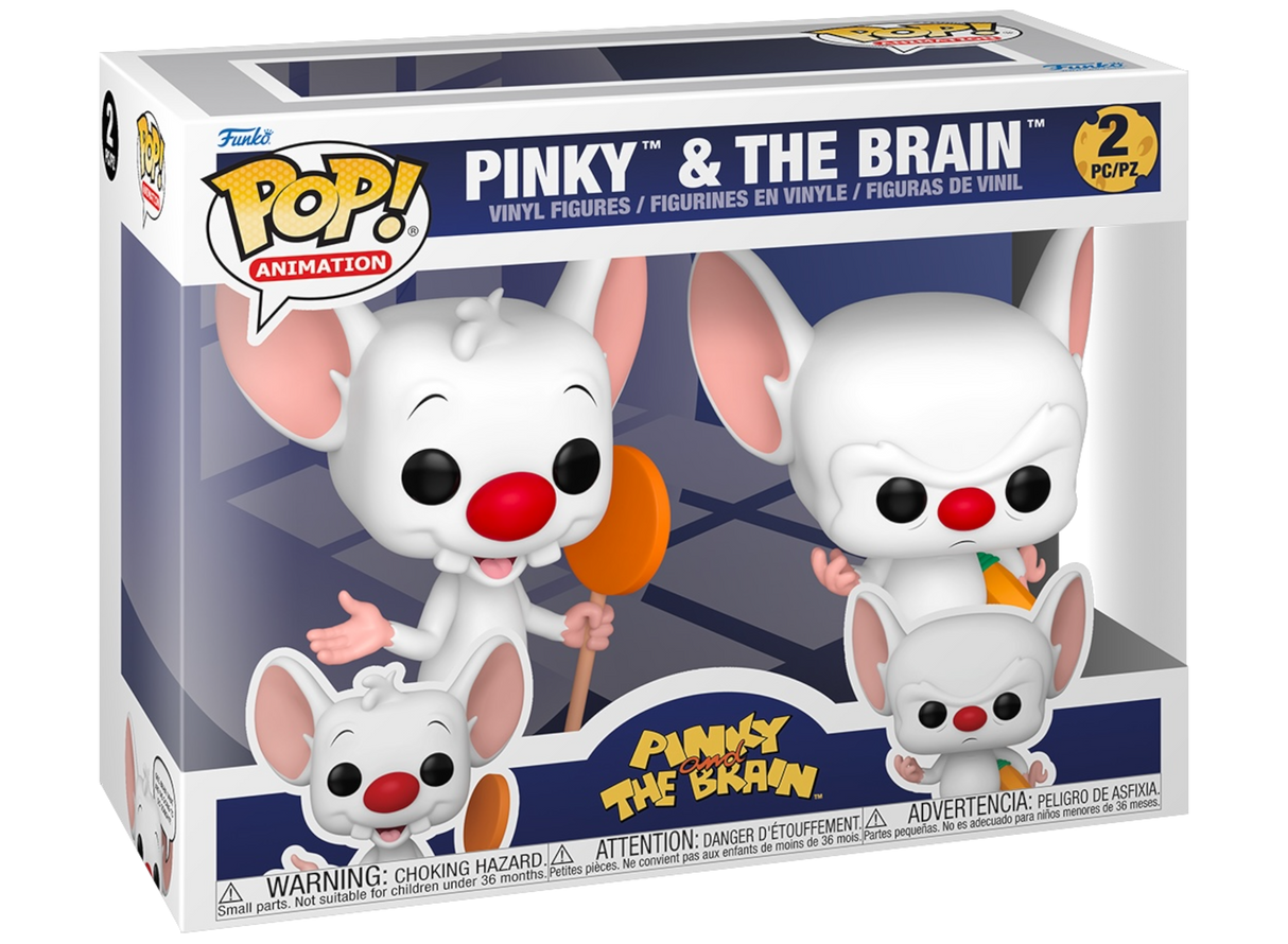 Funko Pop! Animation: Pinky and the Brain (2 Pack) (Box Imperfection)