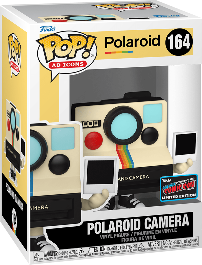 Funko Pop! Ad Icons: Polaroid: Polaroid Camera (2022 NYCC Convention Exclusive) (Box Imperfection)
