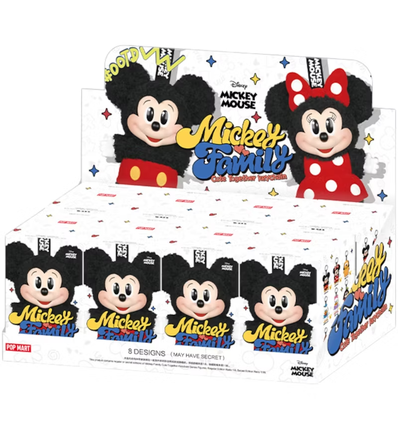 Pop Mart: Mickey Family Cute Together Keychain Series
