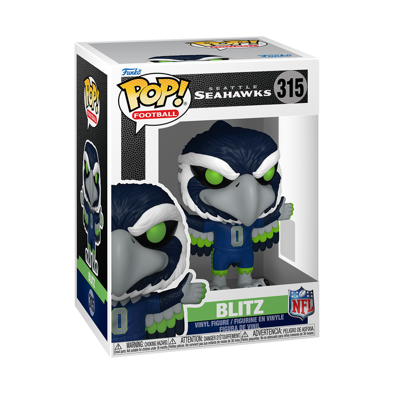 Funko Pop! Football: Seattle Seahawks: Blitz (Box Imperfection)