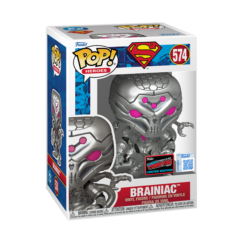 Funko Pop! Heroes: Superman: Brainiac (2025 NYCC Convention Exclusive)