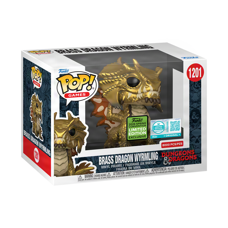 Funko Pop! Games: Dungeons and Dragons: Brass Dragon Wyrmling (LE 8,000) (Funko Supreme Edition) (2026 Spring Convention Shared Exclusive)