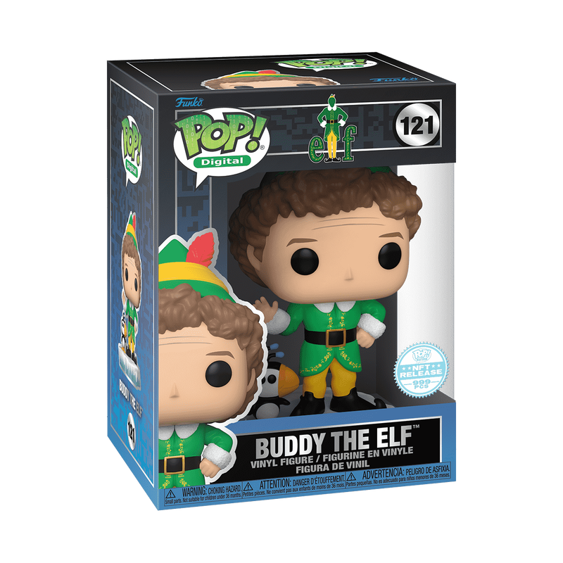Funko Pop! Digital: Elf: Buddy the Elf with Penguin (LE 999) (Funko Grail Edition)