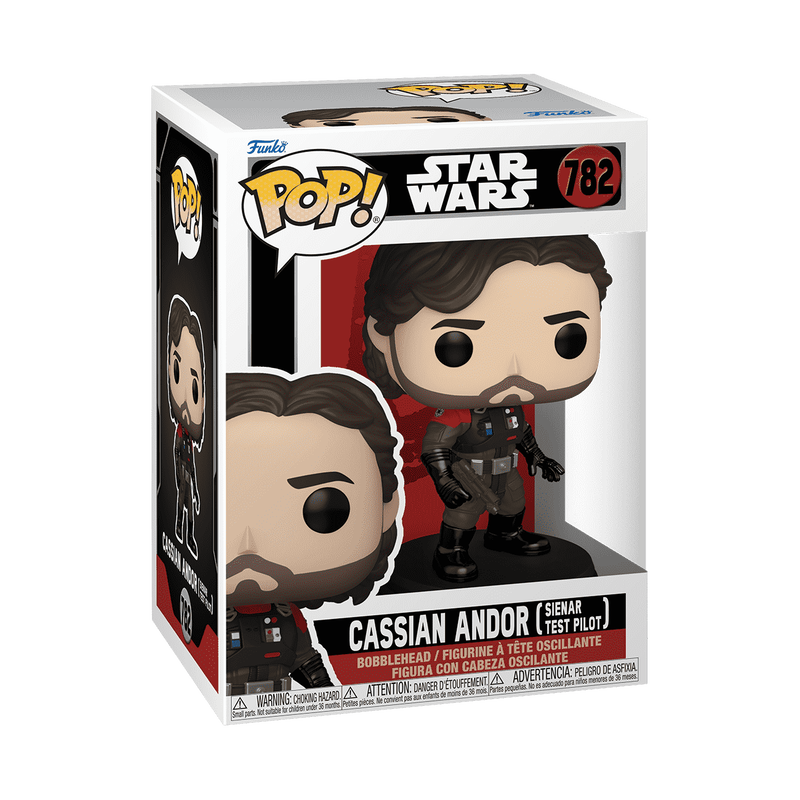 Funko Pop! Star Wars: Andor: Cassian Andor (Sienar Test Pilot) (Box Imperfection)