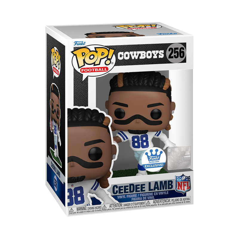 Funko Pop! Football: Dallas Cowboys: CeeDee Lam (Cowboys Home Uniform) (Funko Shop Exclusive)