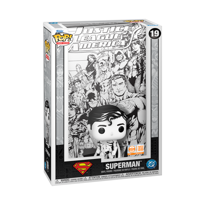 Funko Pop! Comic Covers: Justice League of America – Superman (Sketched) (LE 750) (Funko Grail Exclusive)