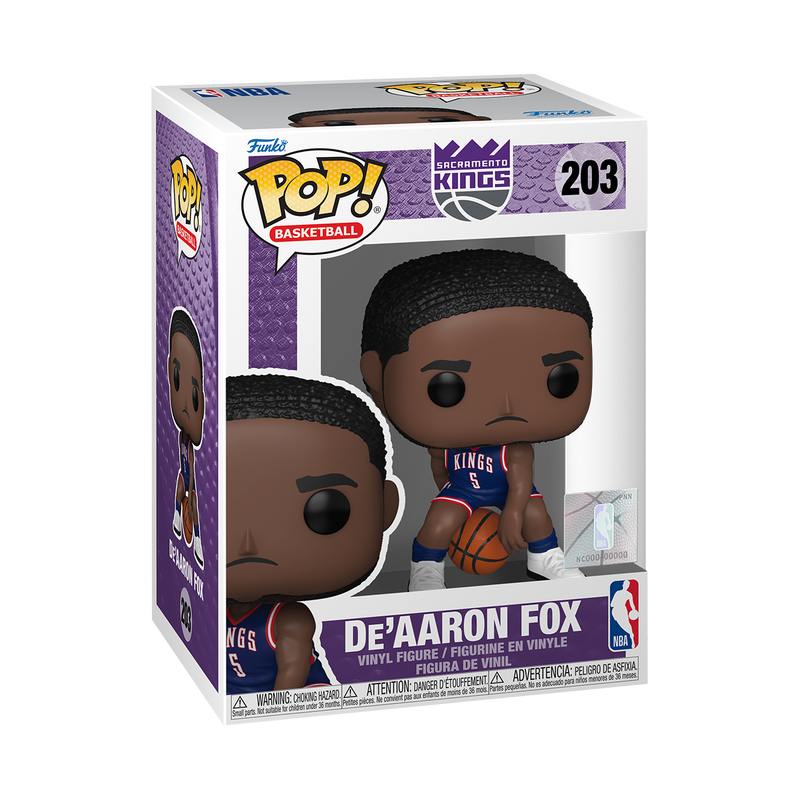 Funko Pop! Basketball: Sacramento Kings: De'Aaron Fox (2024 City Edition Uniform)