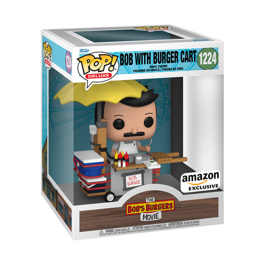 Funko Pop Deluxe: Bob's Burgers: Bob With Burger Cart (Amazon Exclusive)