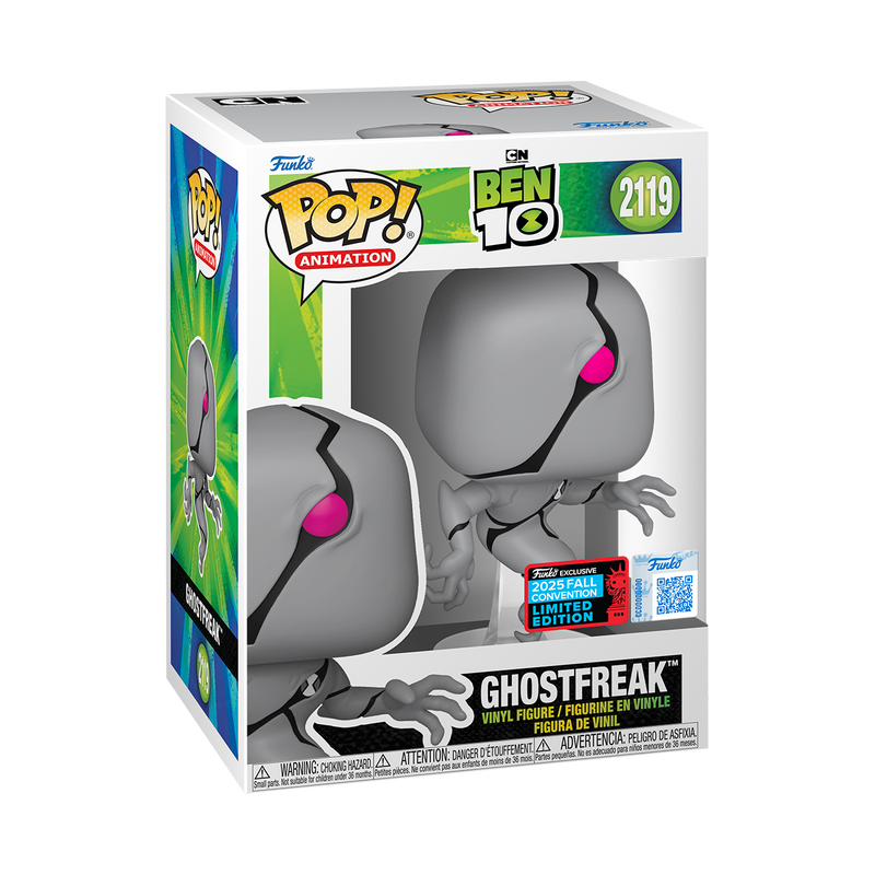 Funko Pop! Television: Ben 10: Ghostfreak (2025 Fall Convention Shared Exclusive)
