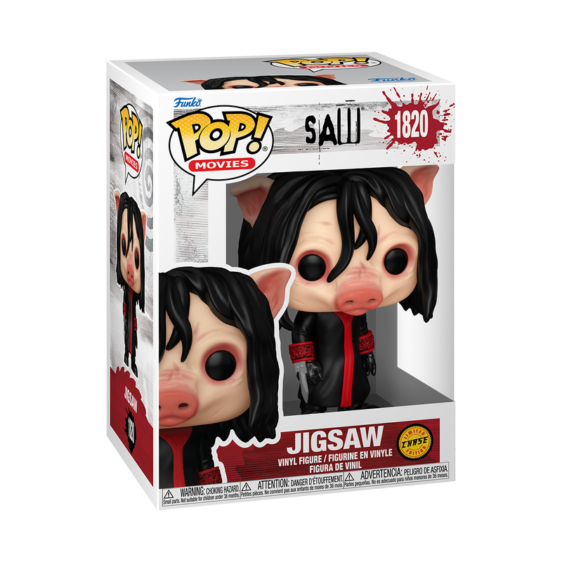 Funko Pop! Movies: Saw: Jigsaw (Chase) (Box Imperfection)