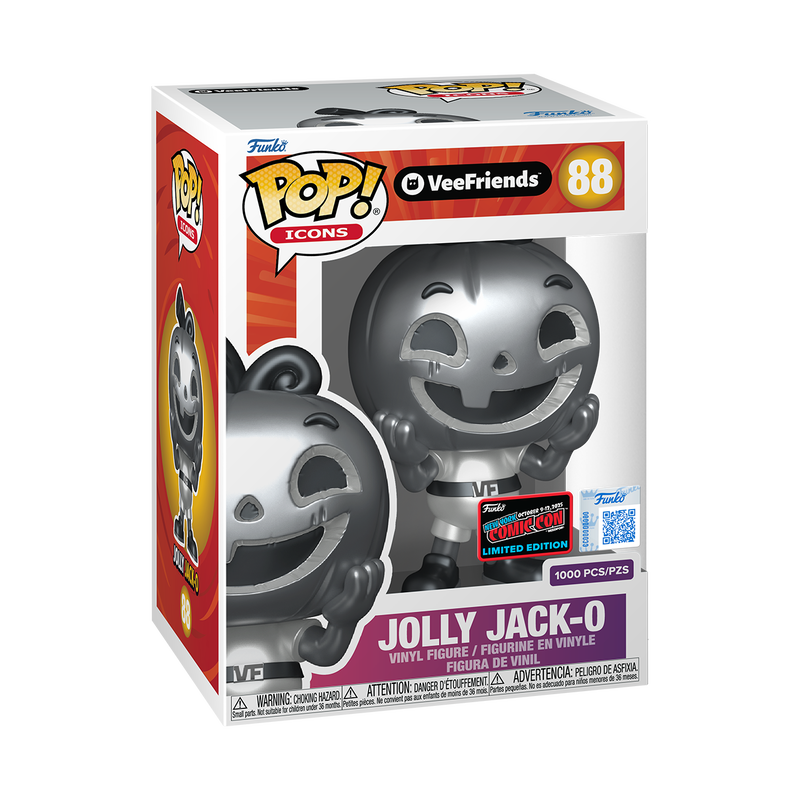 Funko Pop! Icons: Veefriends: Jolly Jack-O (Silver) (LE 1,000) (2025 NYCC Convention Exclusive)