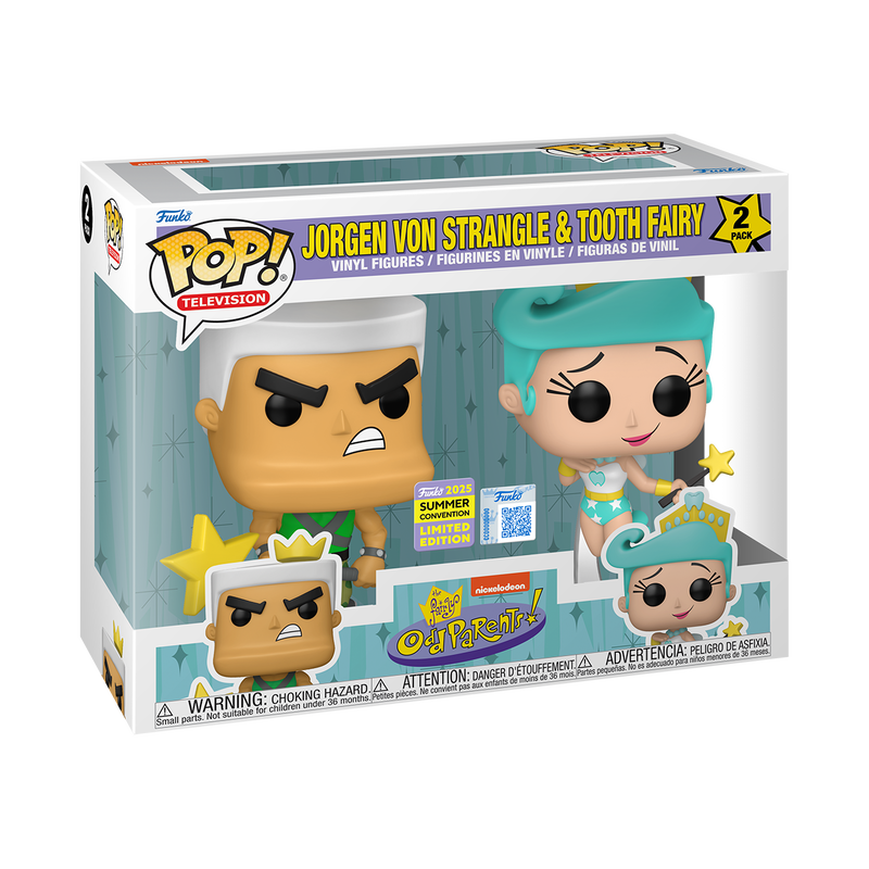Funko Pop! Animation: Fairly Odd Parents: Jorgen Von Strange and Tooth Fairy (2 Pack) (2025 Summer Convention Shared Exclusive)
