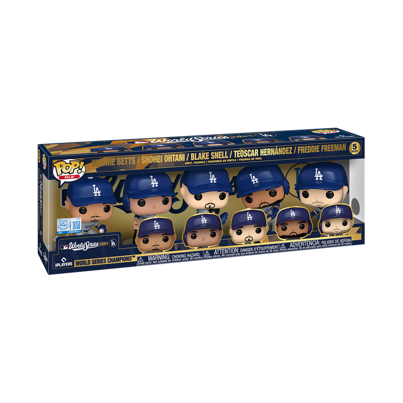 Funko Pop! MLB: 2025 World Series Champions: Los Angelas Dodgers (5 Pack) (Funko Special Edition)
