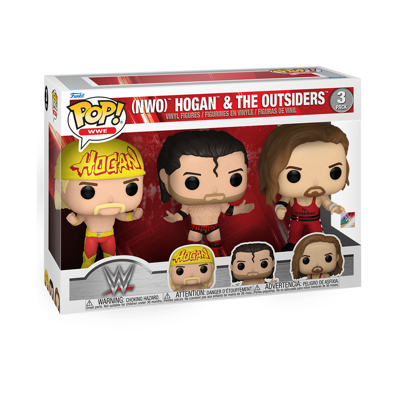 Funko Pop! WWE: NWO: Hogan & The Outsiders (3-Pack)