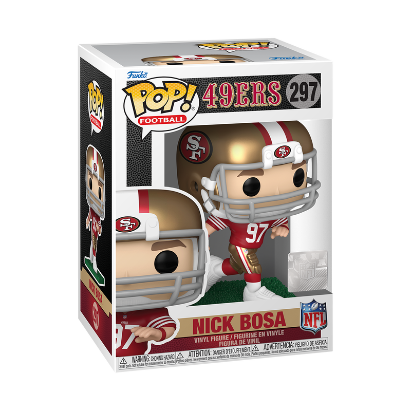 Funko Pop! NFL: San Francisco 49ers: Nick Bosa (Running) (Red & Gold Uniform)