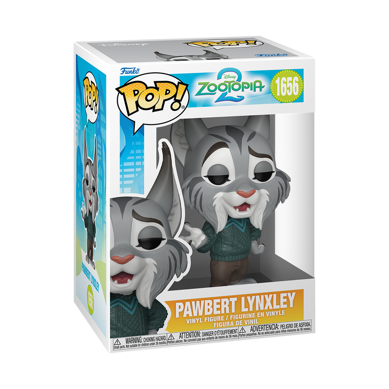 Funko Pop! Disney: Zootopia 2: Pawbert Lynxley