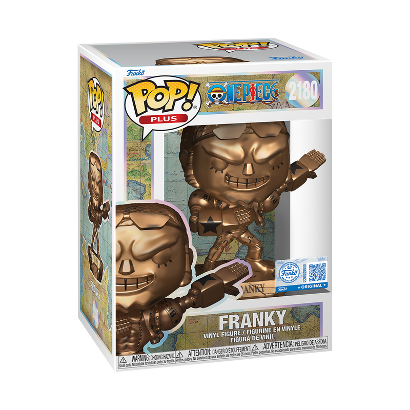 Funko Pop! Plus: One Piece: Franky (Bronze Statue) Funko Shop Exclusive