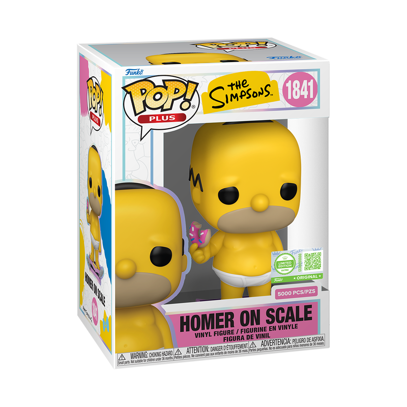 Funko Pop! Plus: The Simpsons: Homer on Scale (LE 5,000) (Funko Ultra Edition)