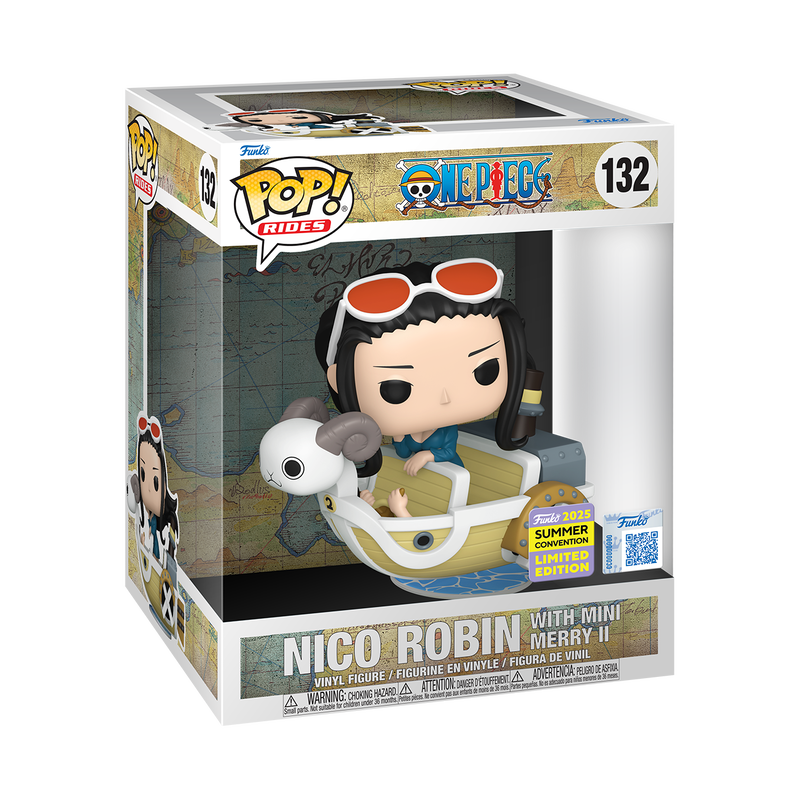 Funko Pop! Rides: One Piece: Nico Robin with Mini Merry II (2025 Summer Convention Shared Exclusive)