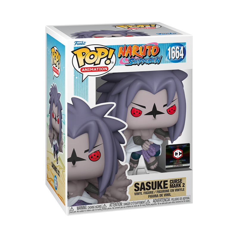 Funko Pop! Animation: Naruto Shippuden: Sasuke Curse Mark 2 (Chalice Collectables Exclusive)