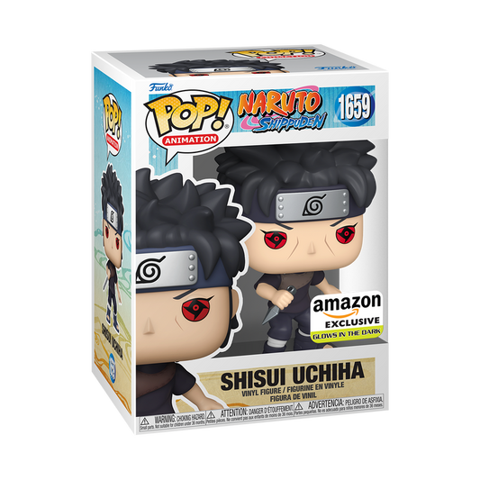 Funko Pop! Animation: Naruto Shippuden: Shisui Uchiha with Kunai (Glow) (Amazon Exclusive)