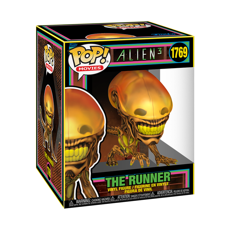 Funko Pop! Movies: Alien 3: The Runner (Blacklight) (Super 6")