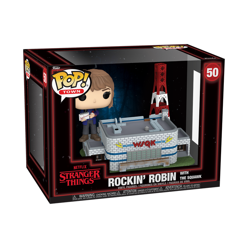 Funko Pop! Town: Stranger Things: Rockin' Robin with The Squawk