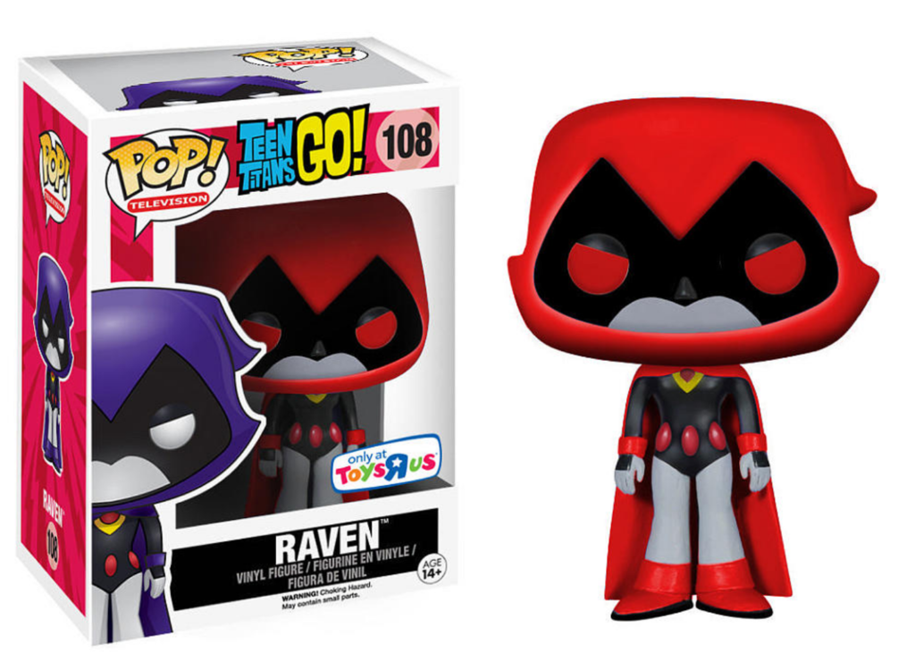 Funko Pop! Television: Teen Titans GO!: Raven (Red) (Toys R Us Exclusive)