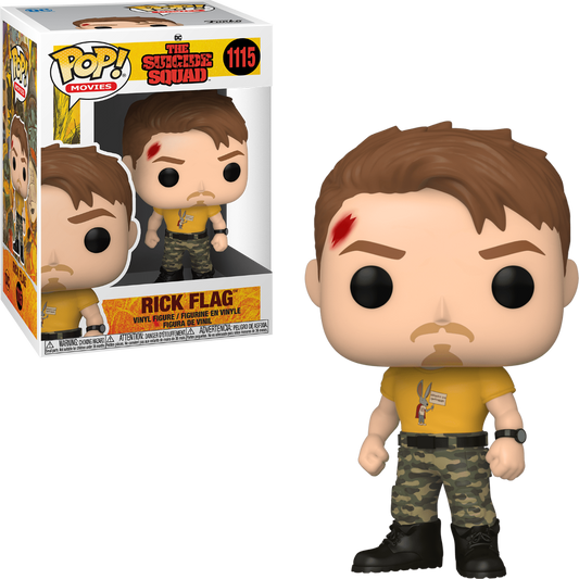 Funko Pop! Movies: The Suicide Squad: Rick Flag (Box Imperfection)