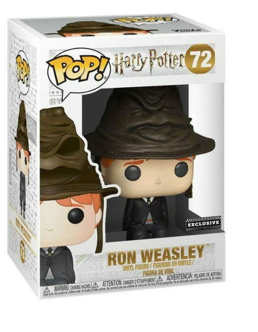 Funko Pop! Harry Potter: Ron Weasley (Sorting Hat) (Exclusive) (Box Imperfection)