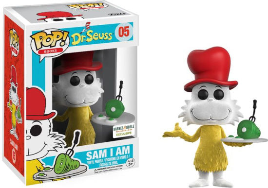 Funko Pop! Books: Dr.Seuss: Sam I Am (Flocked) (Barnes and Noble Exclusive)