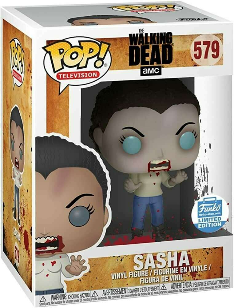 Funko Pop! Television: The Walking Dead: Sasha (Funko Shop Exclusive)(Box Imperfection)
