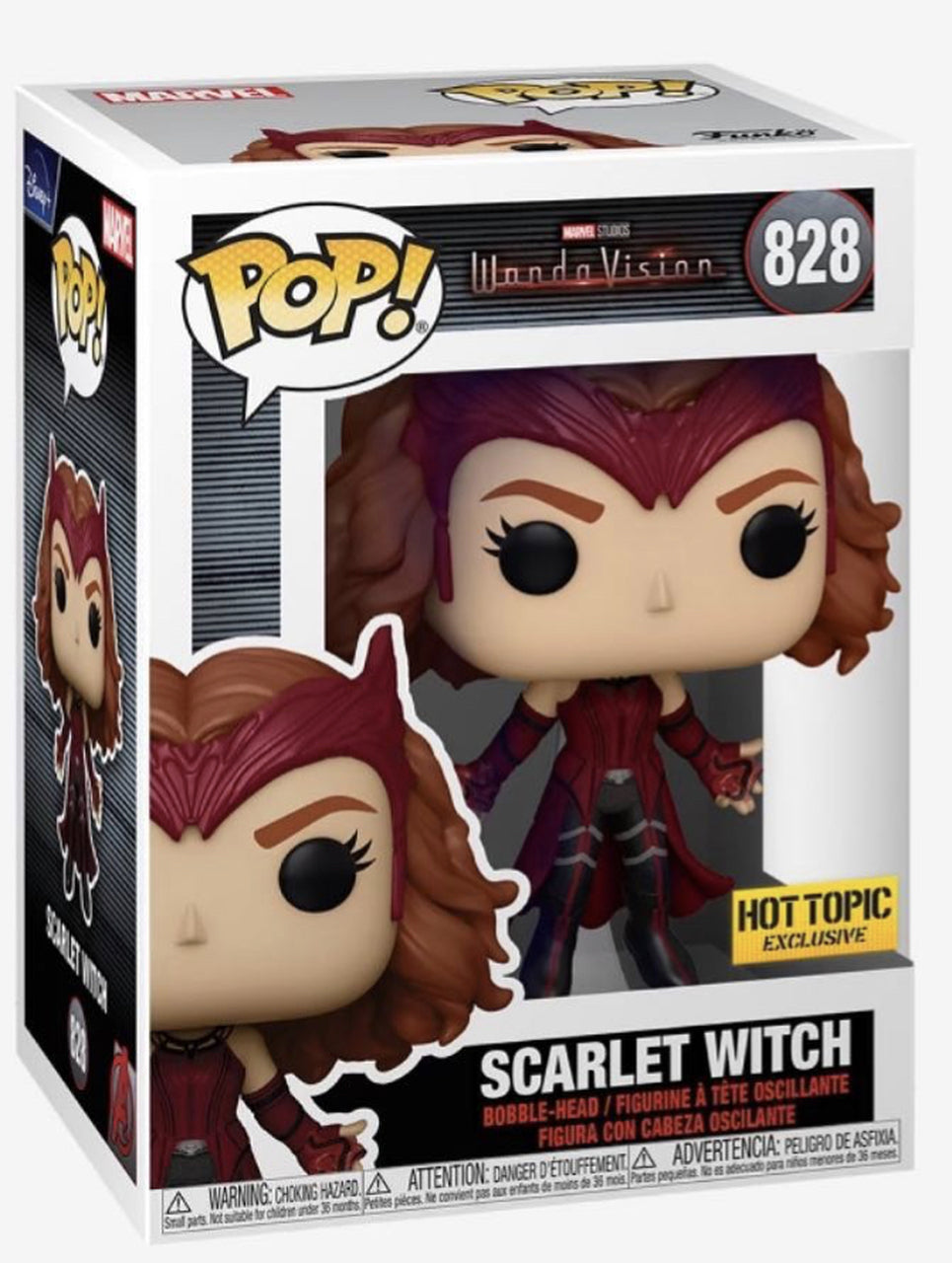 Funko Pop! Marvel: Wandavision: Scarlet Witch (Hot Topic Exclusive)
