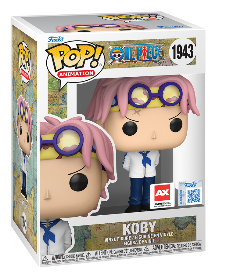Funko Pop! Animation: One Piece: Koby (2025 Anime Expo Convention Exclusive)
