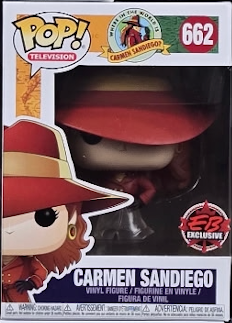 Funko Pop! Television: Where In the World is Carmen Sandiego: Carmen Sandiego (Disappearing) (EB Games Canada Exclusive)
