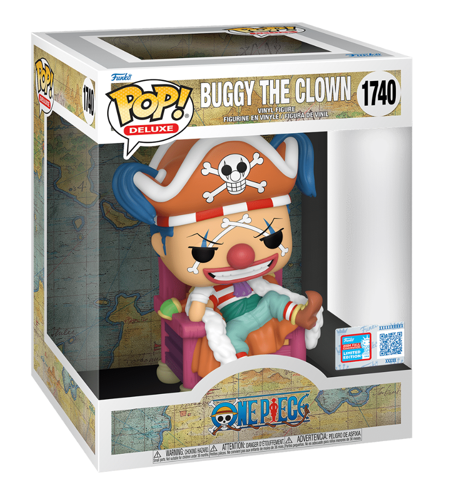 Funko Pop Deluxe One Piece Buggy the Clown 2024 NYCC Shared Exclusive