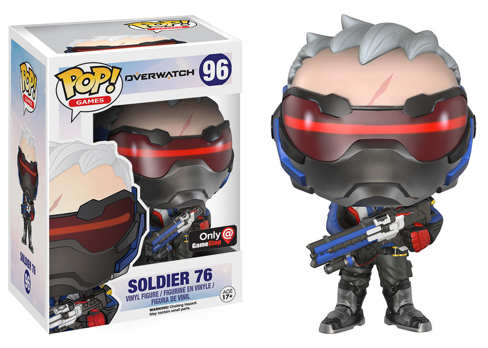 Funko Pop! Games: Overwatch: Soldier: 76 (GameStop Exclusive)
