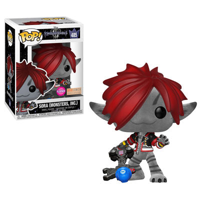 Funko Pop! Disney: Kingdom Hearts: Sora (Monster's Inc.) (Flocked) (BoxLunch Exclusive)