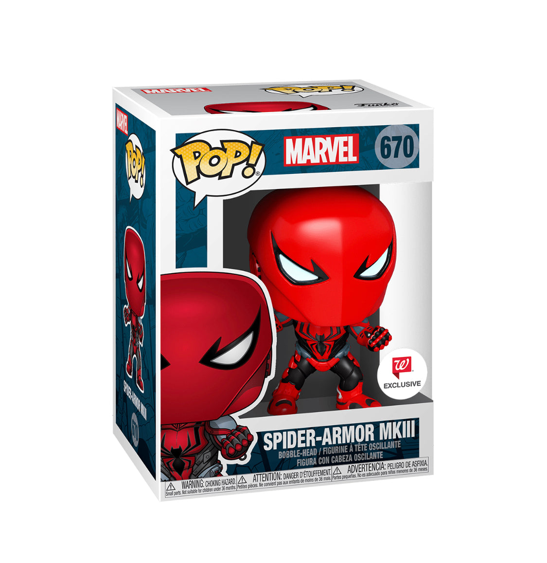 Funko Pop! Marvel: Spider-Armor MKIII (Walgreens Exclusive)