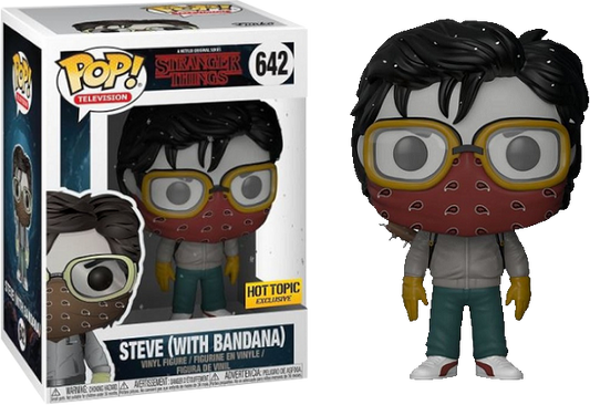 Funko Pop! Television: Stranger Things: Steve With Bandana (Hot Topic Exclusive) (Box Imperfection)