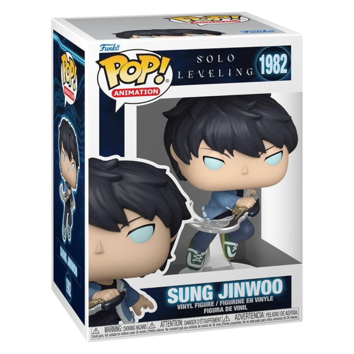 Funko Pop! Animation: Solo Leveling: Sung Jinwoo (Box Imperfection)