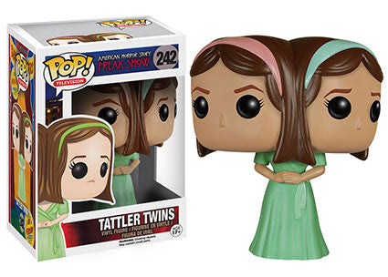 Funko Pop! American Horror Story Freak Show Tattler Twins vinyl figures in collectible display box