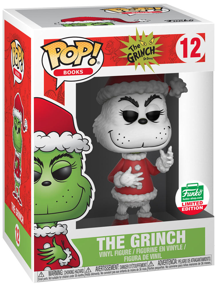 Funko Pop! Books: The Grinch (Black and White) (Funko Shop Exclusive)