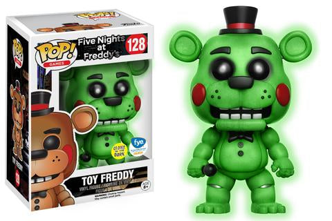 Funko Pop Games Five Nights At Freddys Toy Freddy Glow FYE Exclu Shak s Pop Shop
