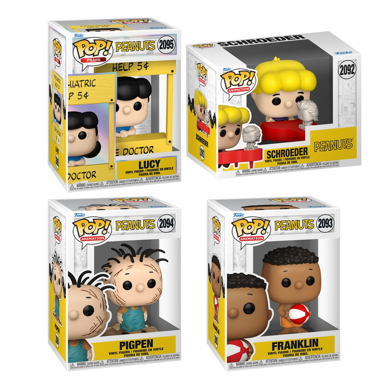 Funko Pop! Animation: Peanuts: 4 Pop Bundle