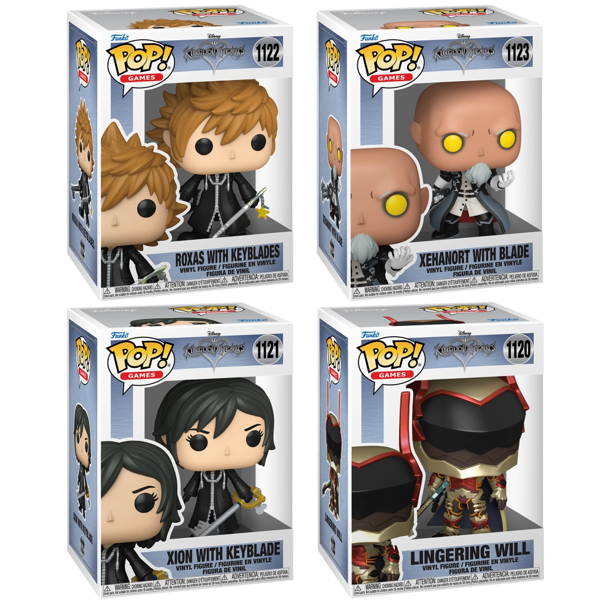 Funko Pop! Games: Kingdom Hearts: 4 Pop Bundle