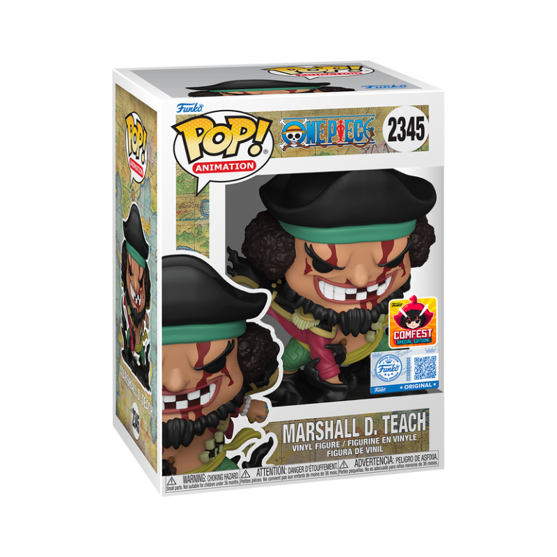 Funko Pop! Animation: One Piece: Marshall D. Teach (2026 Comfest Convention Exclusive)