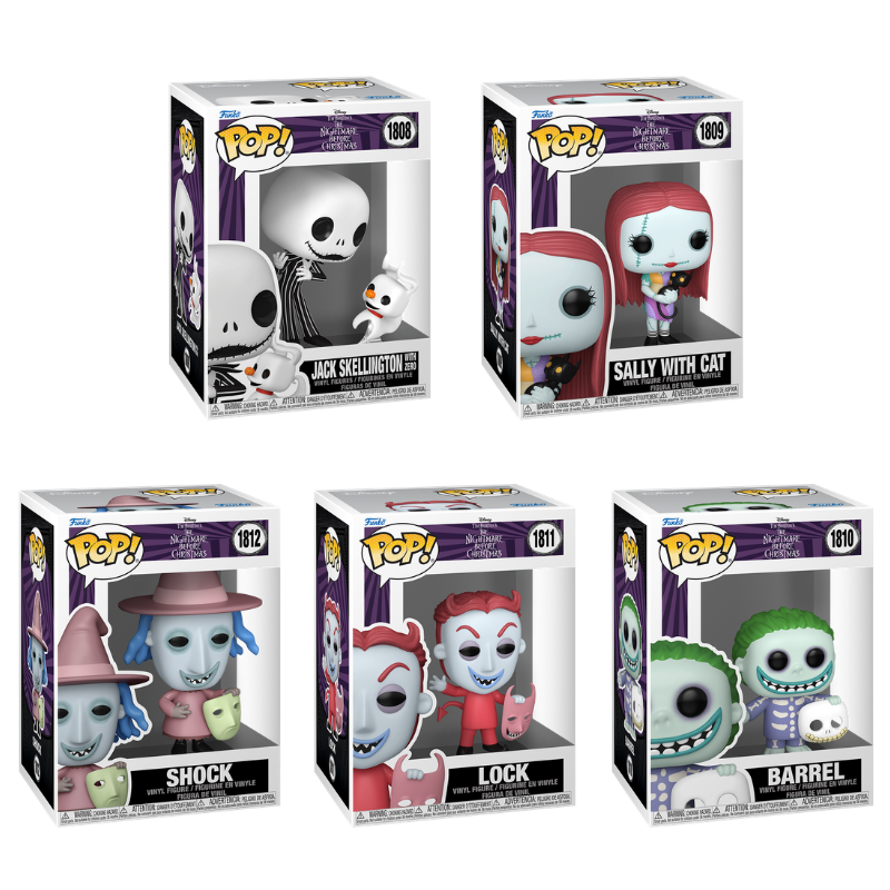 Funko Pop! Disney: Nightmare Before Christmas: 5 Pop Bundle