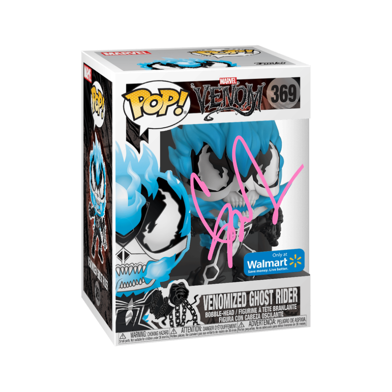 Funko Pop! Marvel: Venom: Ghost Rider (Glow) (Walmart Exclusive) (Signed by Gabriel Luna)